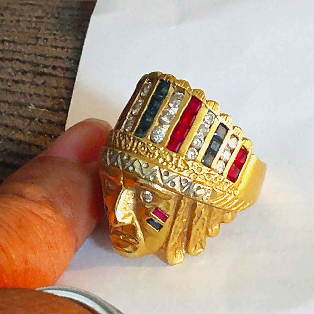 Levian vintage 18k ring